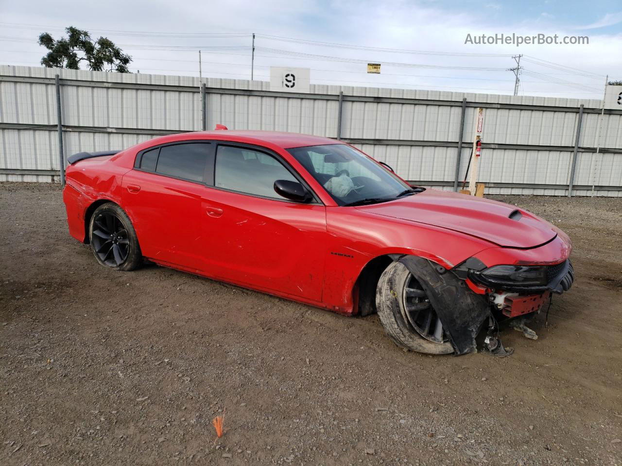 2021 Dodge Charger R/t Red vin: 2C3CDXCT8MH570284