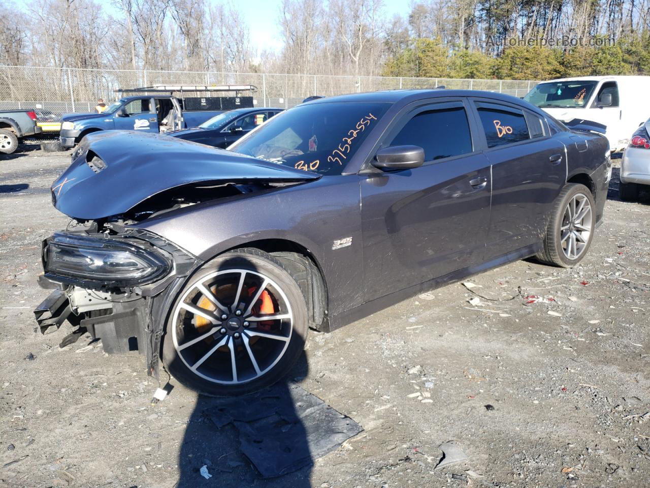 2021 Dodge Charger R/t Gray vin: 2C3CDXCT8MH605759