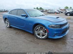 2021 Dodge Charger R/t Rwd Blue vin: 2C3CDXCT8MH639247