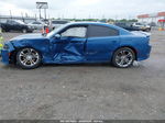 2021 Dodge Charger R/t Rwd Blue vin: 2C3CDXCT8MH639247