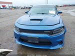 2021 Dodge Charger R/t Rwd Blue vin: 2C3CDXCT8MH639247
