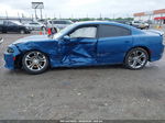 2021 Dodge Charger R/t Rwd Blue vin: 2C3CDXCT8MH639247