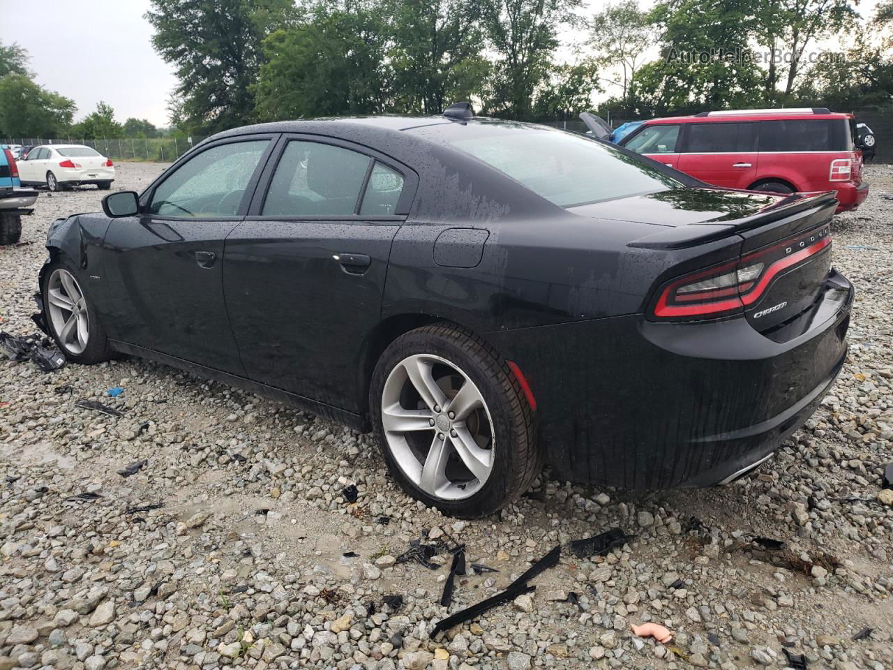 2016 Dodge Charger R/t Black vin: 2C3CDXCT9GH237239