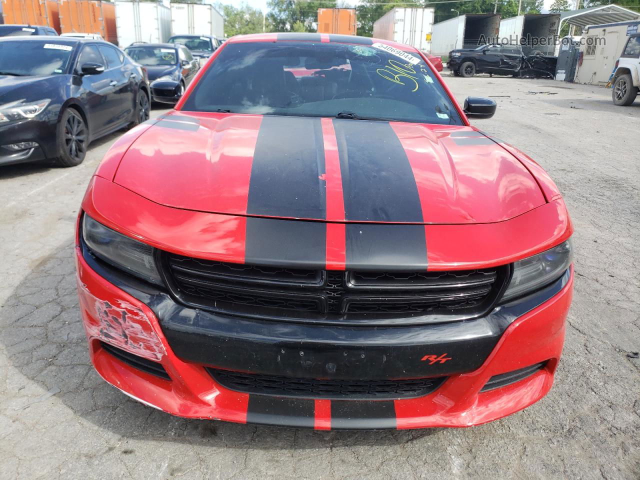 2016 Dodge Charger R/t Red vin: 2C3CDXCT9GH258446