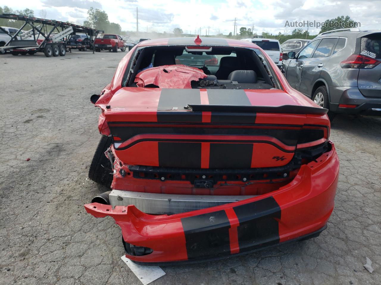 2016 Dodge Charger R/t Red vin: 2C3CDXCT9GH258446