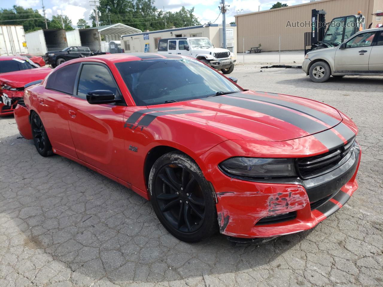 2016 Dodge Charger R/t Red vin: 2C3CDXCT9GH258446