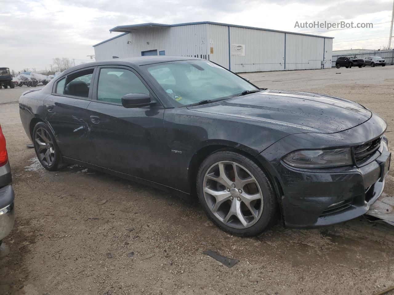 2016 Dodge Charger R/t Black vin: 2C3CDXCT9GH281502