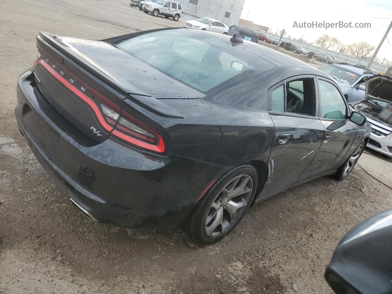 2016 Dodge Charger R/t Black vin: 2C3CDXCT9GH281502