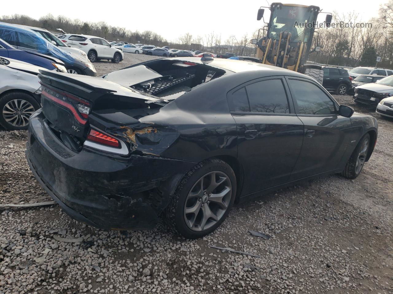 2017 Dodge Charger R/t Black vin: 2C3CDXCT9HH537381