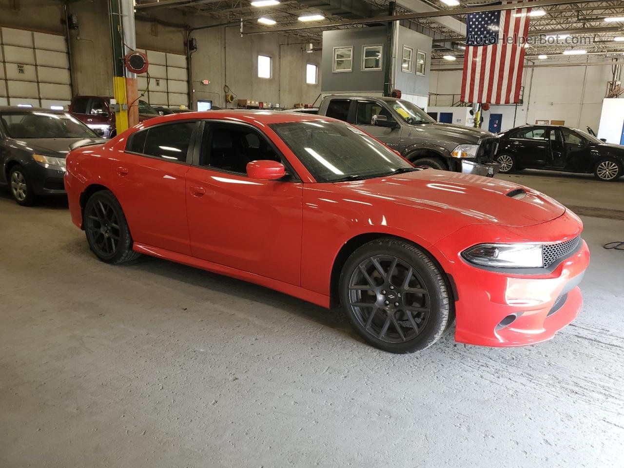 2017 Dodge Charger R/t Красный vin: 2C3CDXCT9HH556836