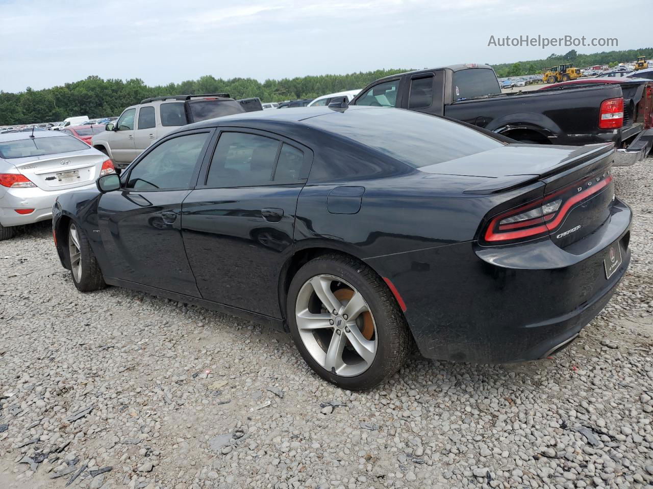 2017 Dodge Charger R/t Black vin: 2C3CDXCT9HH559087