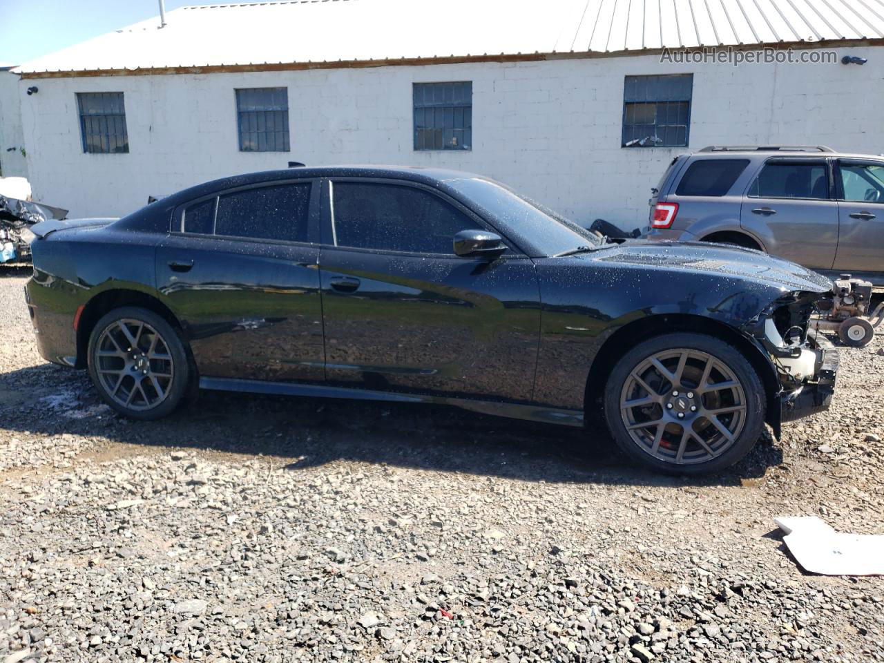 2017 Dodge Charger R/t Black vin: 2C3CDXCT9HH569571