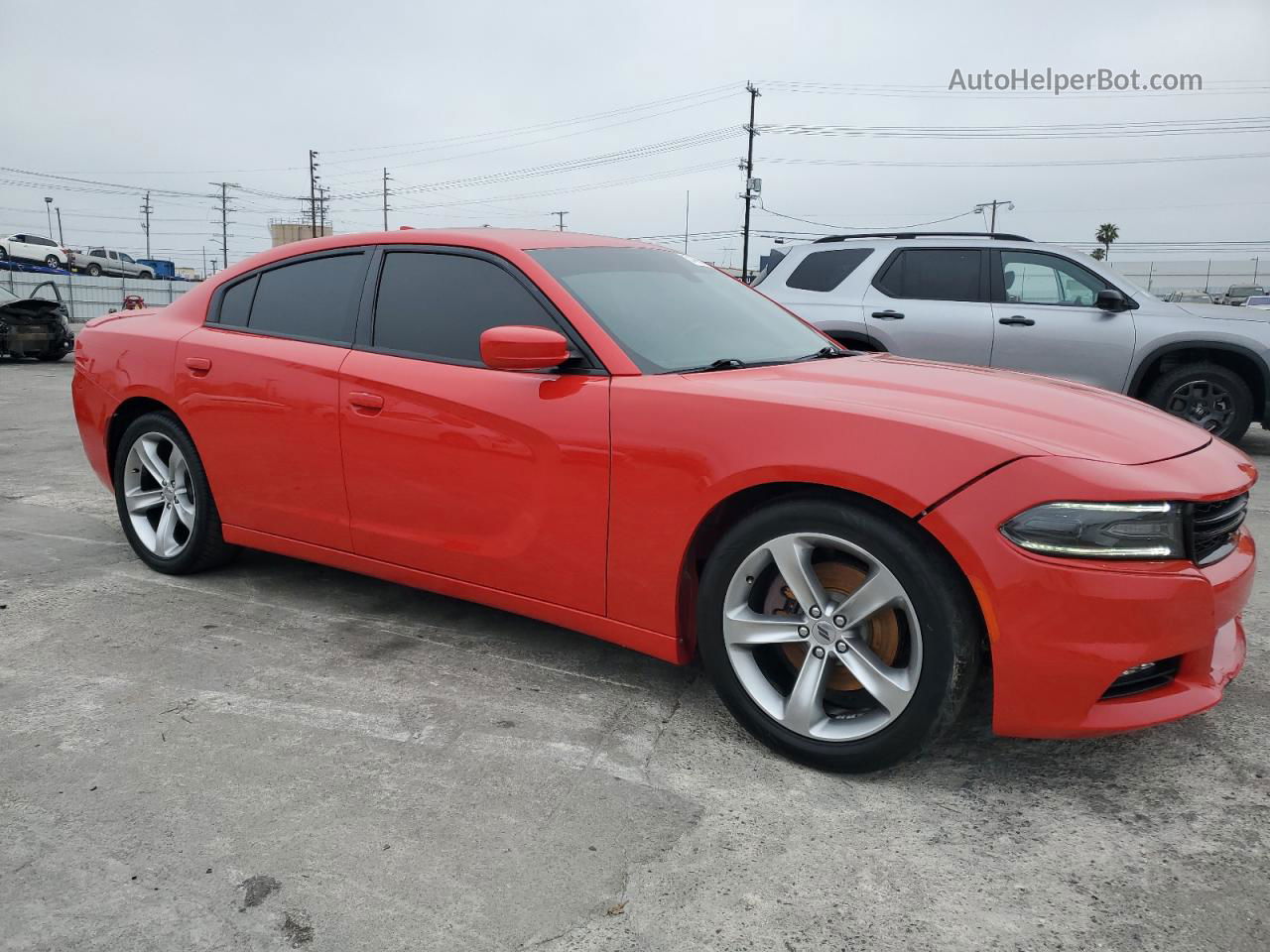 2017 Dodge Charger R/t Red vin: 2C3CDXCT9HH601838