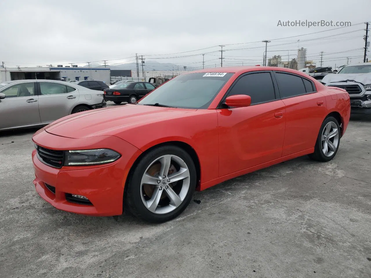 2017 Dodge Charger R/t Red vin: 2C3CDXCT9HH601838