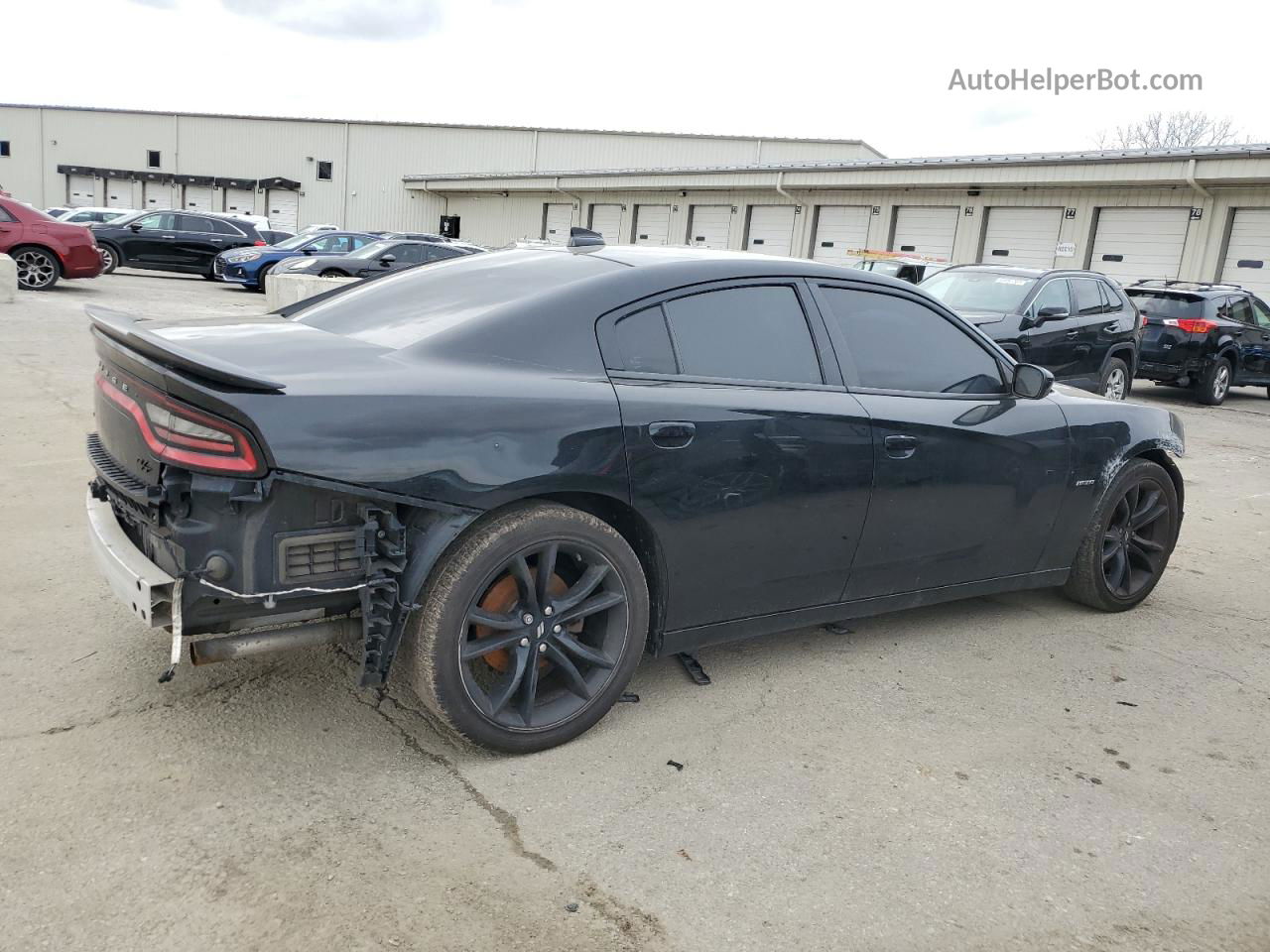 2017 Dodge Charger R/t Black vin: 2C3CDXCT9HH666754