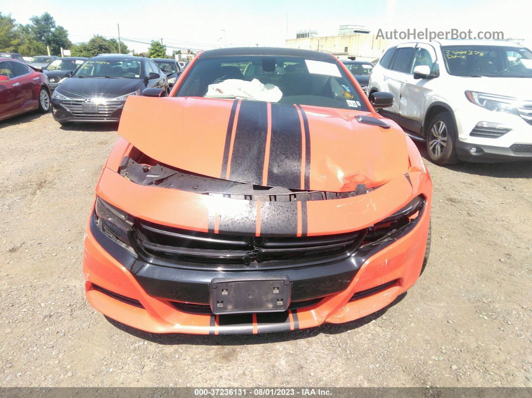 2018 Dodge Charger R/t Rwd Оранжевый vin: 2C3CDXCT9JH122129