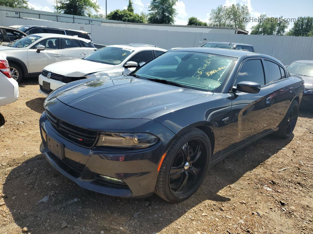 2018 Dodge Charger R/t Серый vin: 2C3CDXCT9JH162792