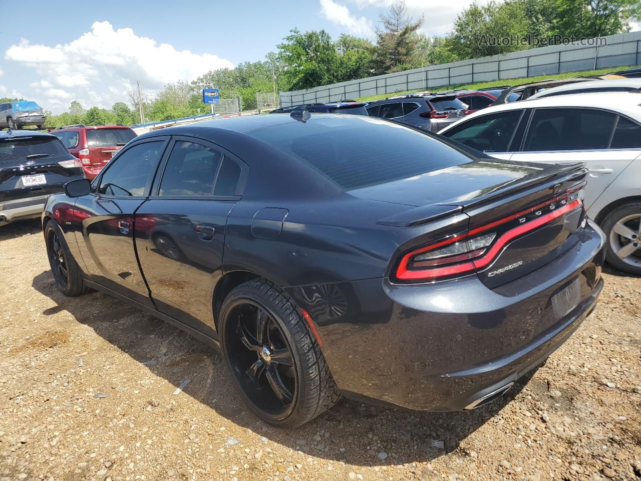 2018 Dodge Charger R/t Gray vin: 2C3CDXCT9JH162792