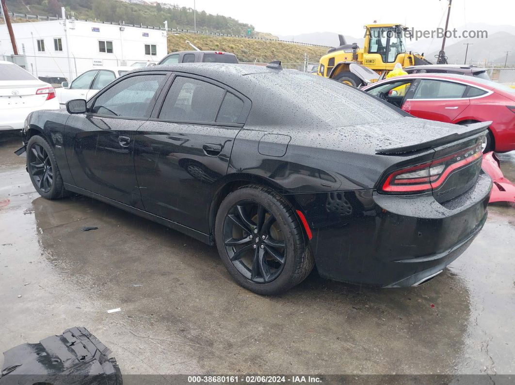 2018 Dodge Charger R/t Rwd Black vin: 2C3CDXCT9JH217970