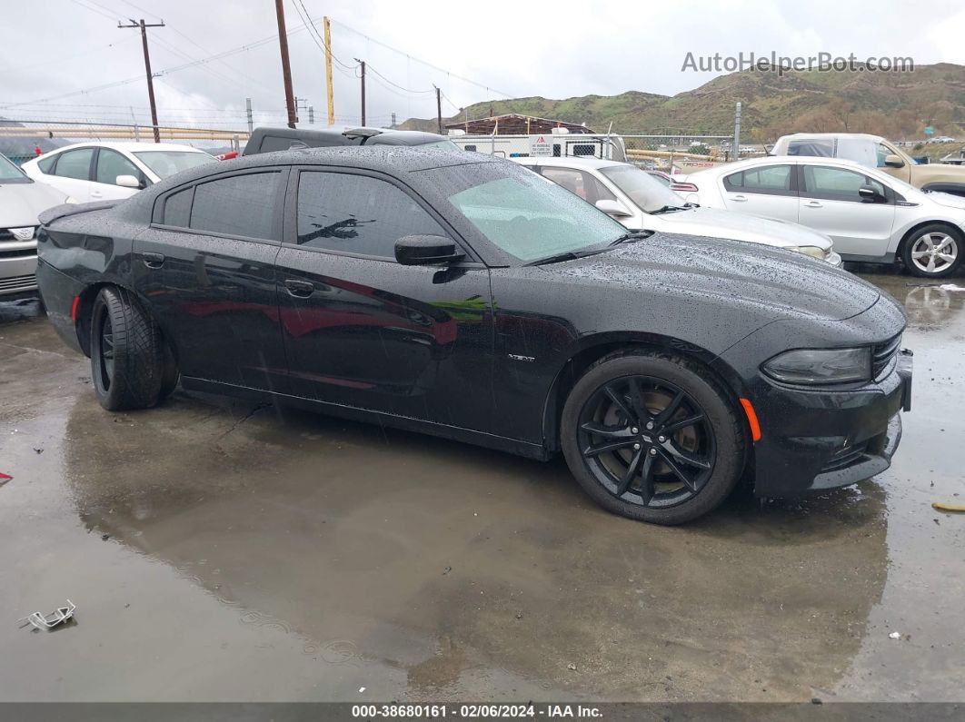 2018 Dodge Charger R/t Rwd Black vin: 2C3CDXCT9JH217970