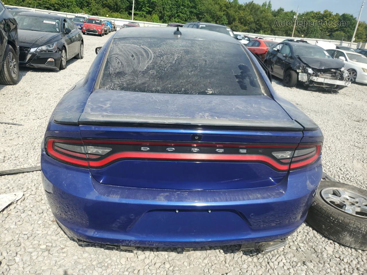 2018 Dodge Charger R/t Blue vin: 2C3CDXCT9JH234753