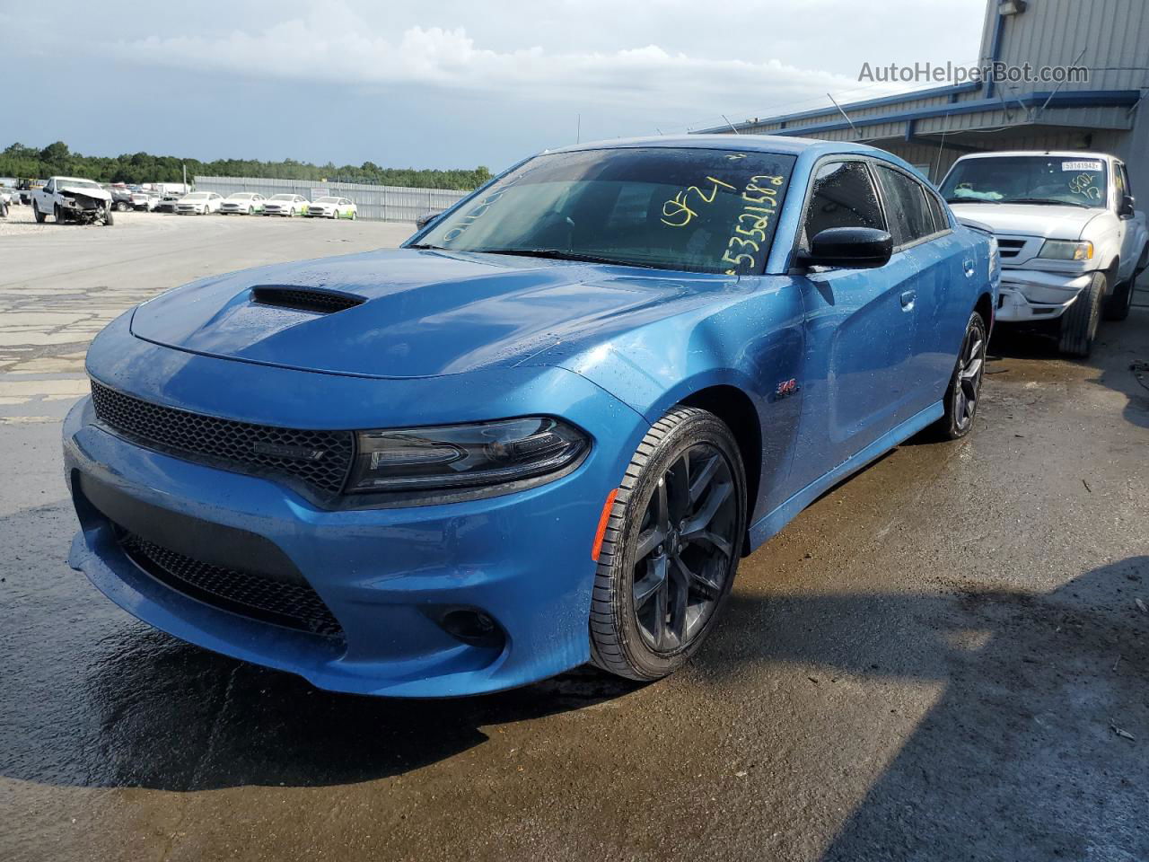 2021 Dodge Charger R/t Blue vin: 2C3CDXCT9MH640021