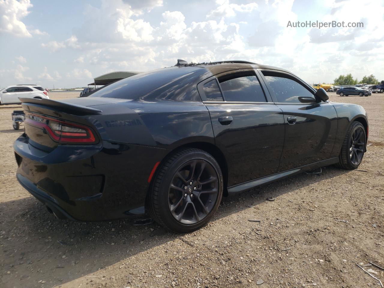 2021 Dodge Charger R/t Черный vin: 2C3CDXCT9MH647986