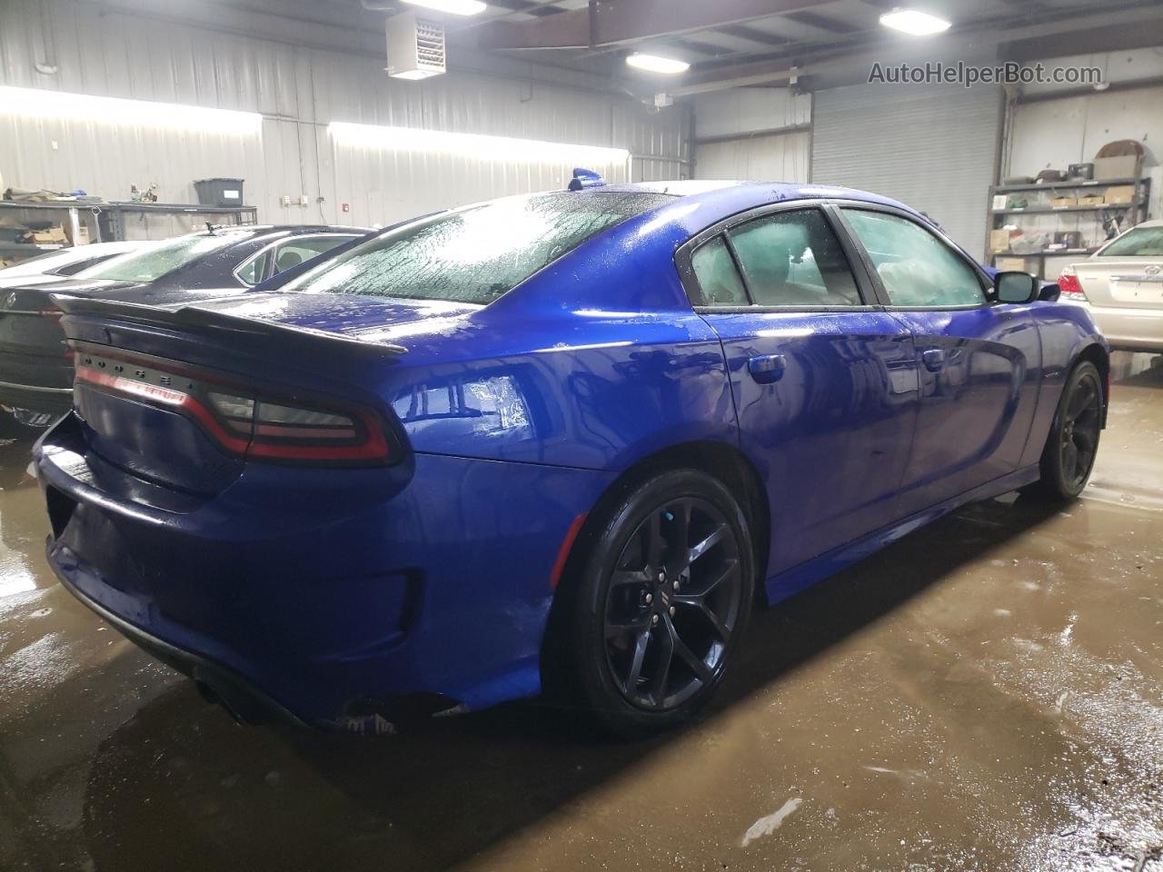 2021 Dodge Charger R/t Blue vin: 2C3CDXCT9MH652976