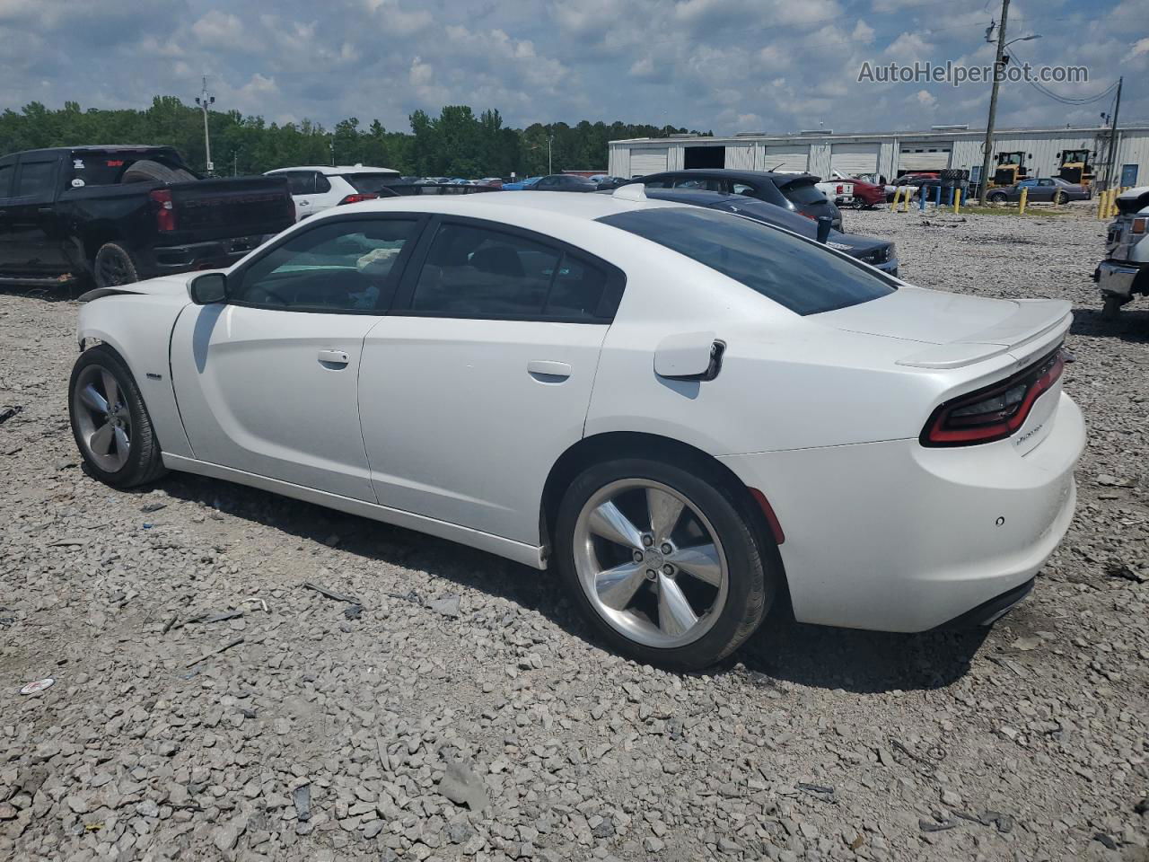 2016 Dodge Charger R/t White vin: 2C3CDXCTXGH106756