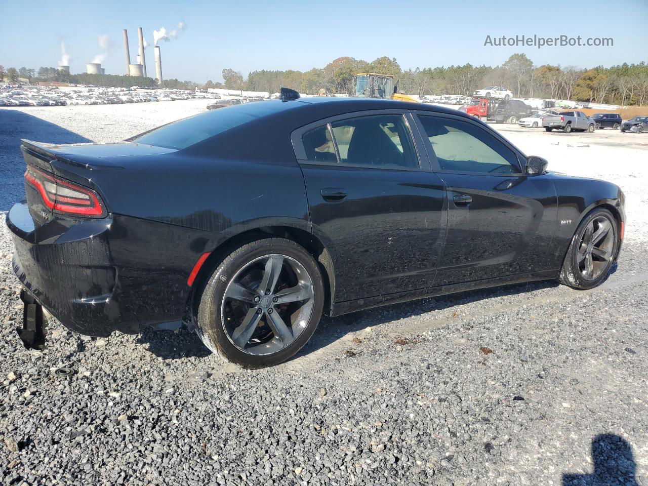 2016 Dodge Charger R/t Black vin: 2C3CDXCTXGH158940