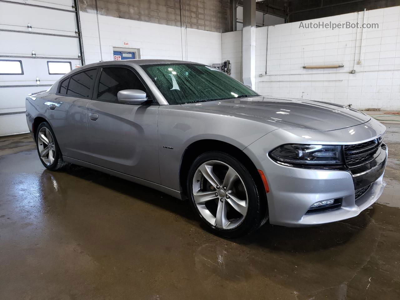 2016 Dodge Charger R/t Silver vin: 2C3CDXCTXGH226573