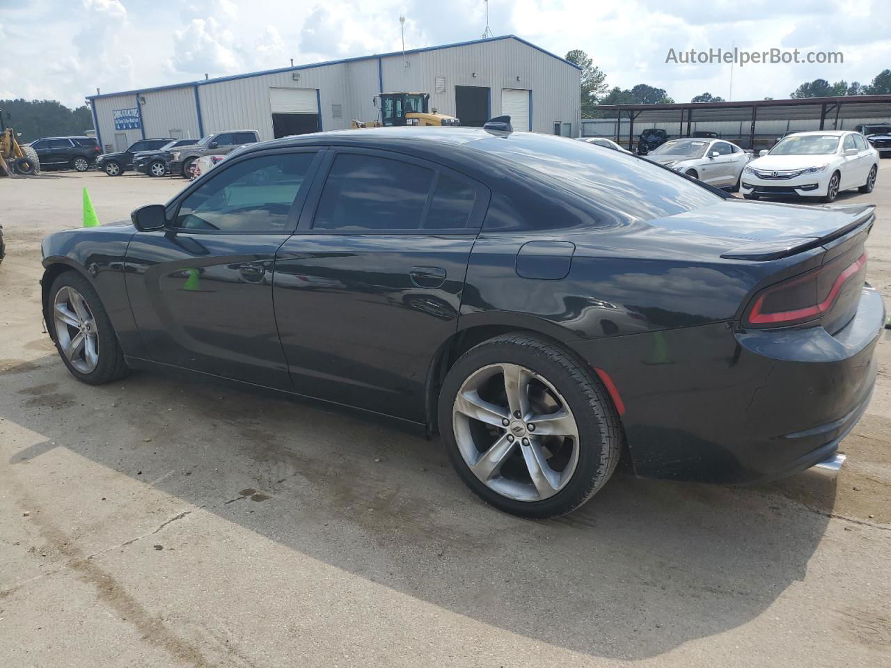 2016 Dodge Charger R/t Black vin: 2C3CDXCTXGH242501