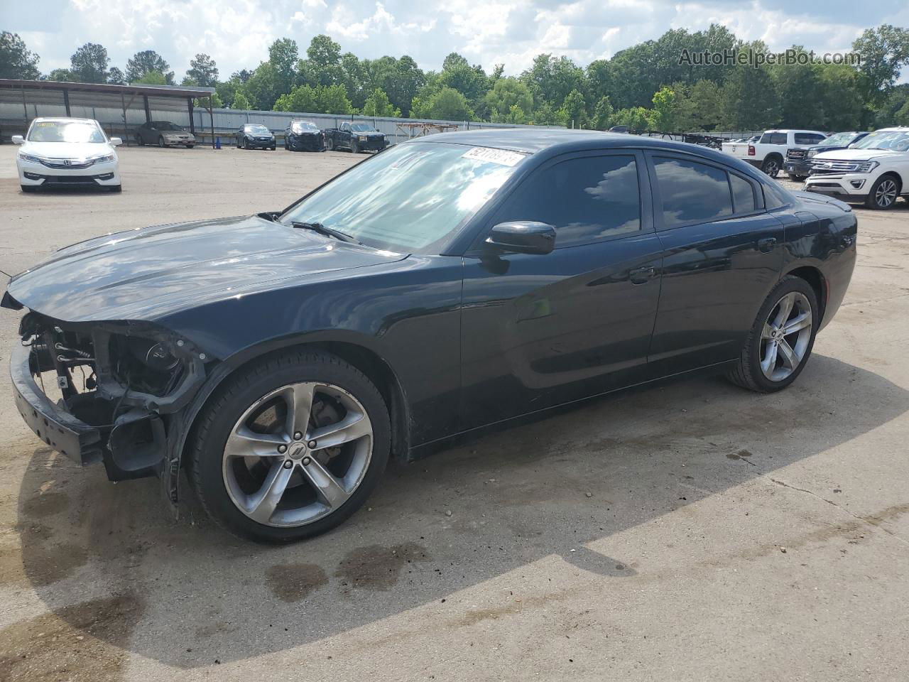 2016 Dodge Charger R/t Black vin: 2C3CDXCTXGH242501