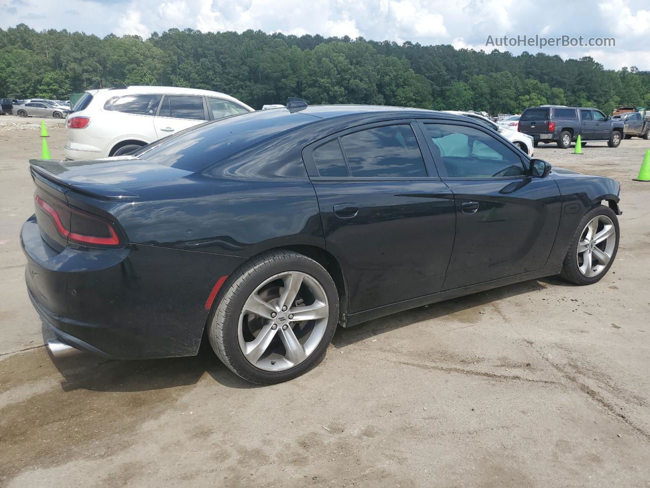 2016 Dodge Charger R/t Black vin: 2C3CDXCTXGH242501