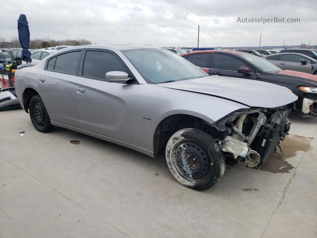 2016 Dodge Charger R/t Gray vin: 2C3CDXCTXGH298843