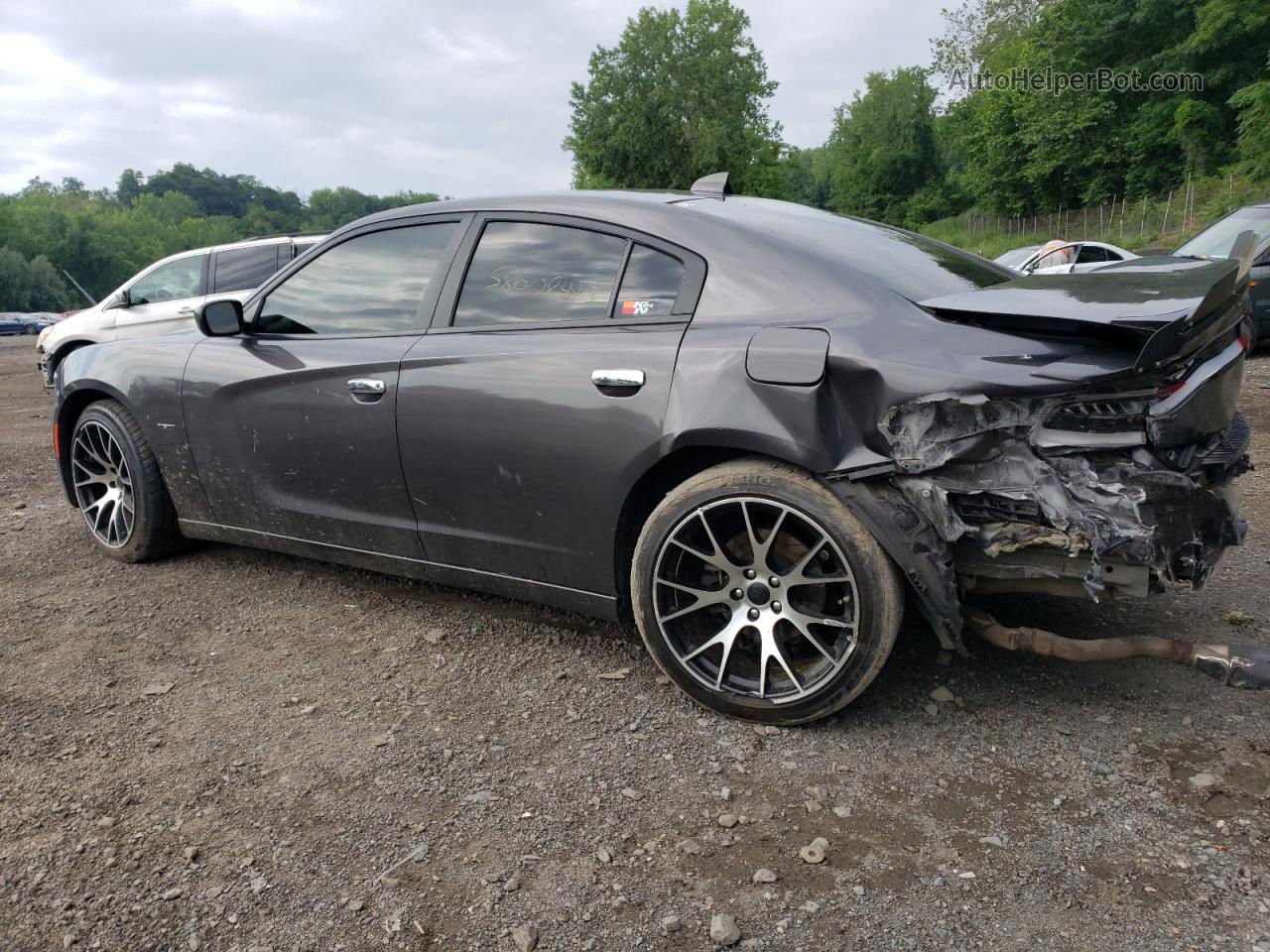 2016 Dodge Charger R/t Gray vin: 2C3CDXCTXGH350195