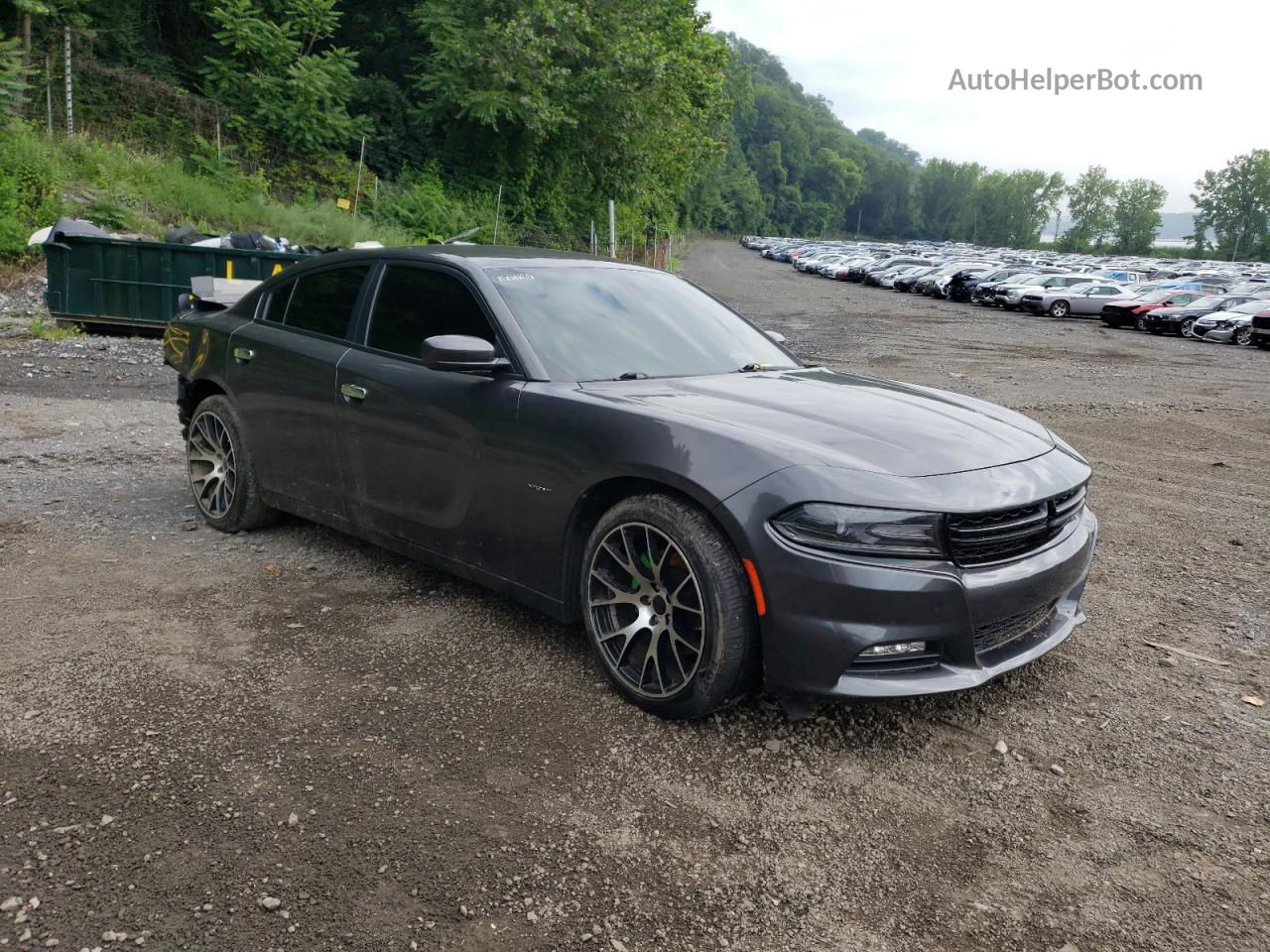 2016 Dodge Charger R/t Gray vin: 2C3CDXCTXGH350195