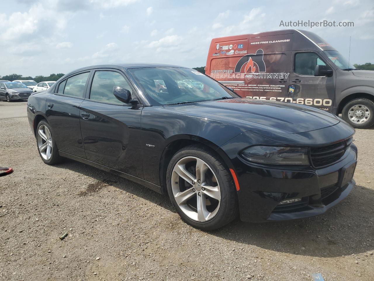 2016 Dodge Charger R/t Черный vin: 2C3CDXCTXGH354778