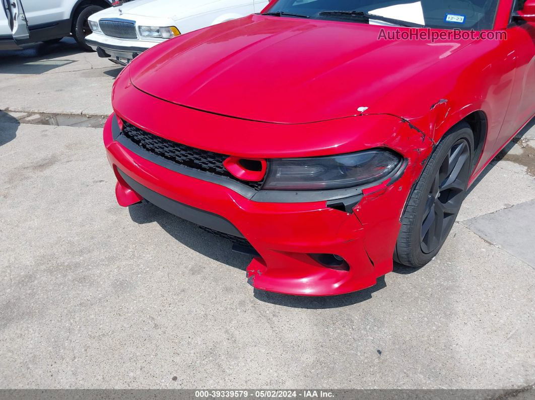 2017 Dodge Charger R/t Rwd Red vin: 2C3CDXCTXHH556361