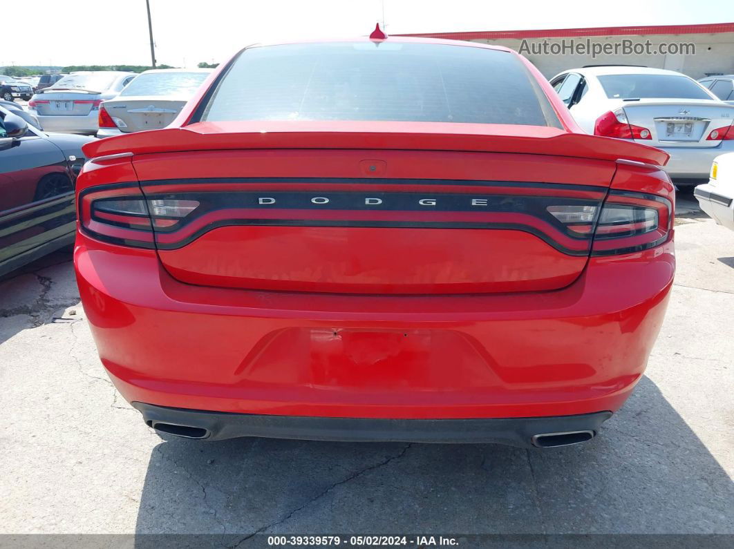 2017 Dodge Charger R/t Rwd Red vin: 2C3CDXCTXHH556361