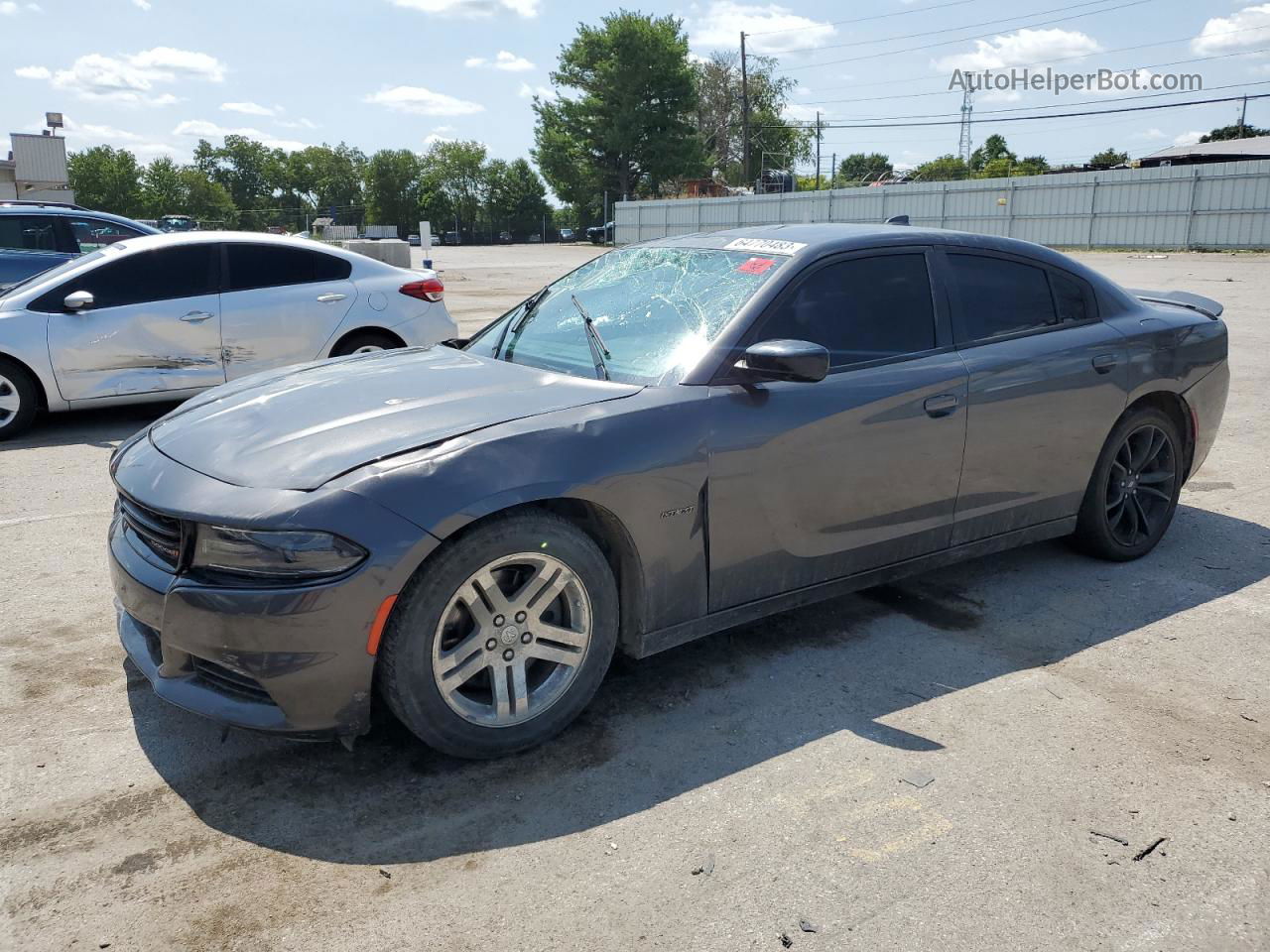 2017 Dodge Charger R/t Угольный vin: 2C3CDXCTXHH569515