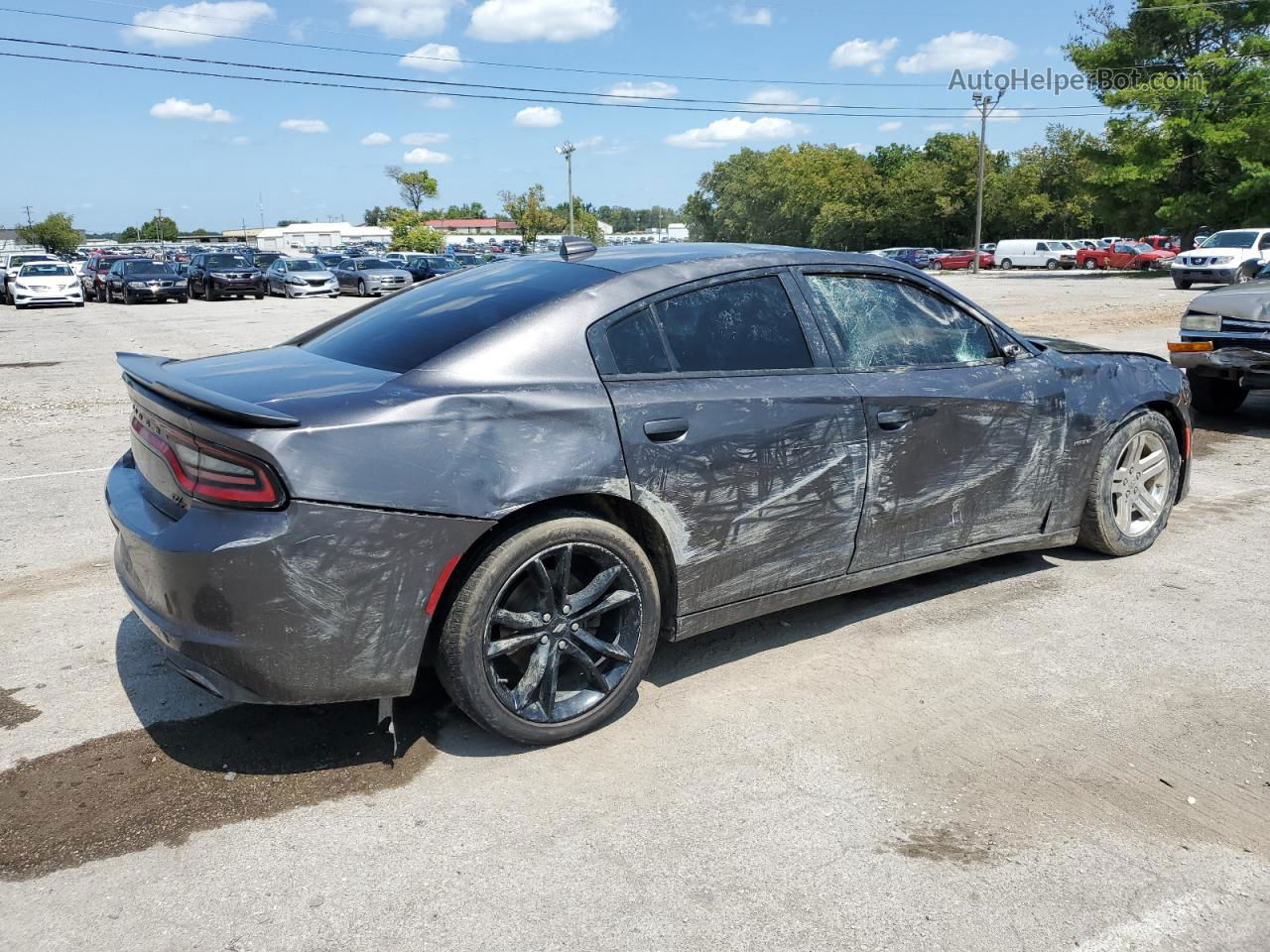 2017 Dodge Charger R/t Угольный vin: 2C3CDXCTXHH569515