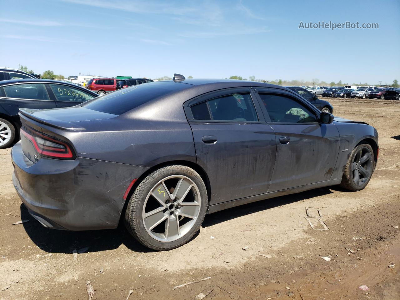 2017 Dodge Charger R/t Угольный vin: 2C3CDXCTXHH600312