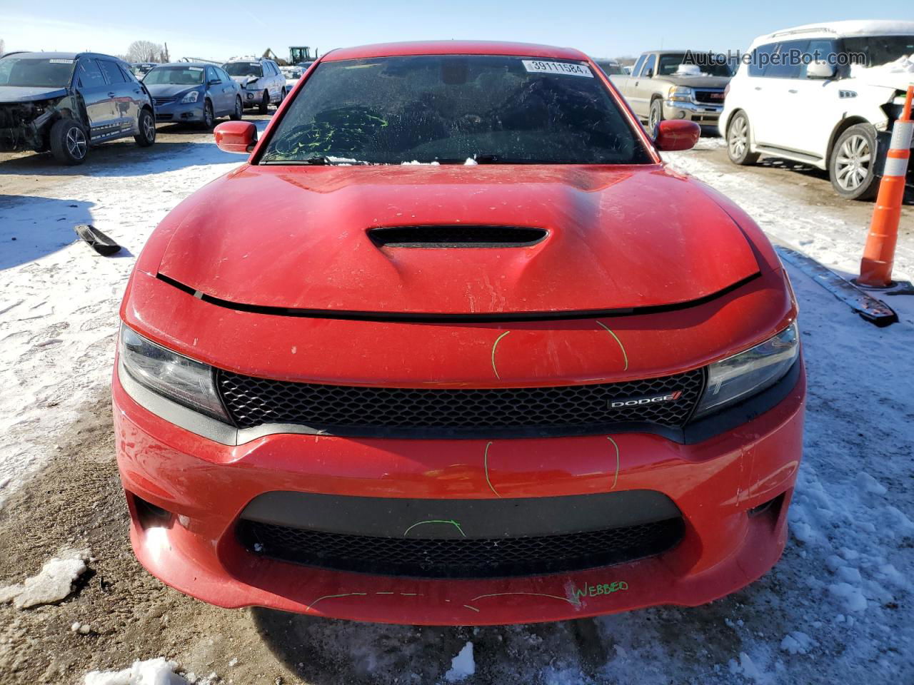 2017 Dodge Charger R/t Red vin: 2C3CDXCTXHH631303