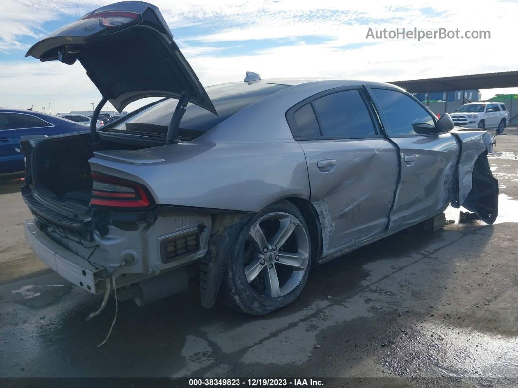 2018 Dodge Charger R/t Rwd Silver vin: 2C3CDXCTXJH122480