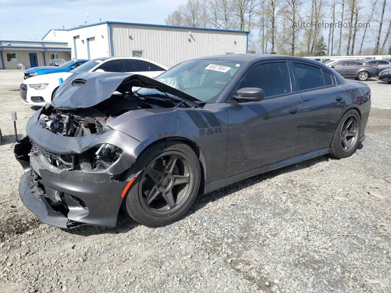 2018 Dodge Charger R/t Черный vin: 2C3CDXCTXJH145547