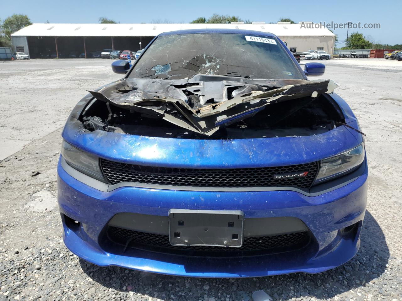 2018 Dodge Charger R/t Blue vin: 2C3CDXCTXJH163482