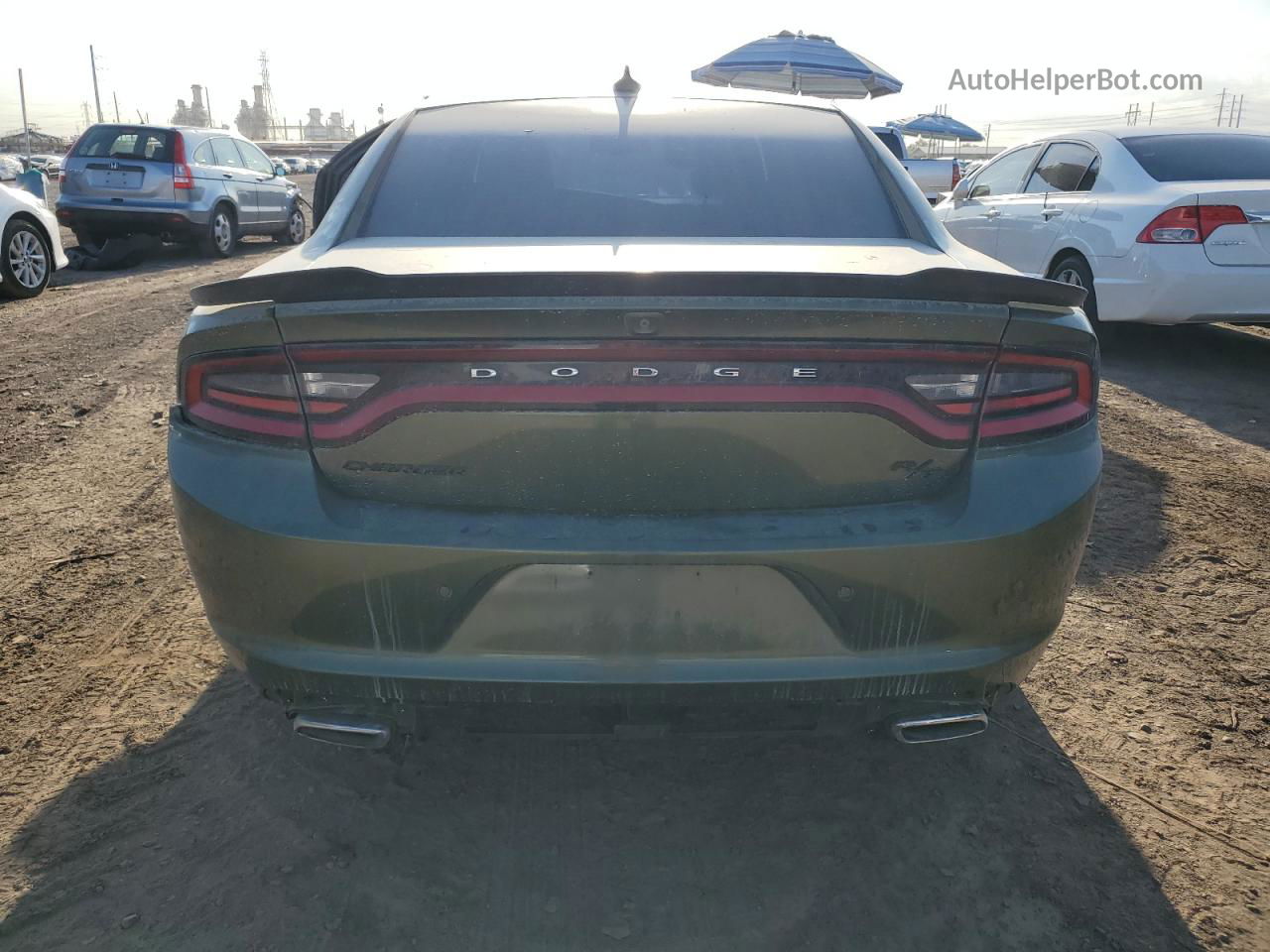 2018 Dodge Charger R/t Green vin: 2C3CDXCTXJH193209