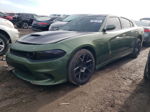 2018 Dodge Charger R/t Зеленый vin: 2C3CDXCTXJH212387