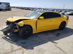 2018 Dodge Charger R/t Yellow vin: 2C3CDXCTXJH215824